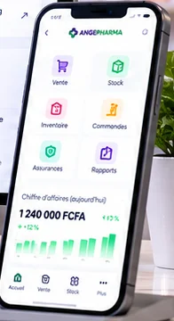 Écran ANGEPHARMA — Achats et commandes